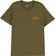 Never Summer Rockland 3 T-Shirt - military green - front