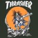 Thrasher Skate Outlaw by Pushead T-Shirt - forest green - front detail