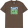 Polar Skate Co. Meeeh T-Shirt - brown
