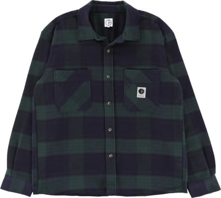 Polar Skate Co. Mike Flannel Shirt - navy/teal - view large
