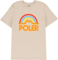 Poler Mountain Rainbow T-Shirt - sand