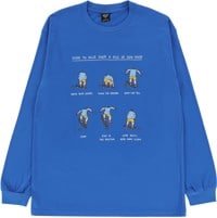 Brother Merle Ollie Poop L/S T-Shirt - blue