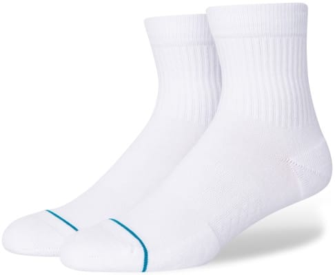 Stance Icon Quarter 3-Pack Sock - white - view large