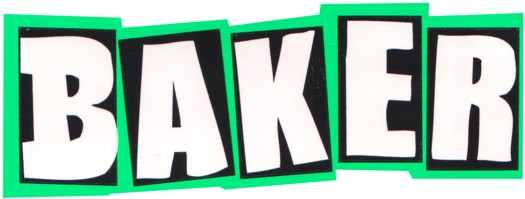 Baker Brand Logo Sticker - view large