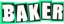 Baker Brand Logo Sticker - neon green