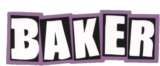 Baker Brand Logo Sticker - purple - view large