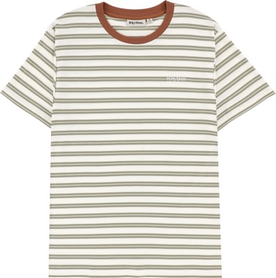 Rhythm Everyday Stripe T-Shirt - olive - view large