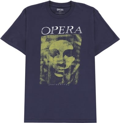 Opera Mask Vintage T-Shirt - navy - view large