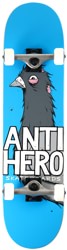 Anti-Hero Pigeon Close Up 8.0 Complete Skateboard - blue