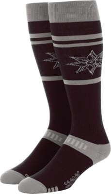 Volcom Cave Heavy Weight Snowboard Socks - maroon - view large