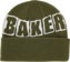 Baker Brand Logo Beanie - dark green
