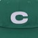 Cleaver C Rip Strapback Hat - dark green - front detail