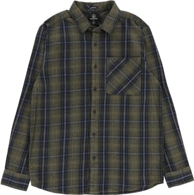 Volcom Heavy Twills Flannel Shirt - old mill - view large