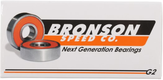 Bronson Speed Co. G2 Skateboard Bearings - orange - view large