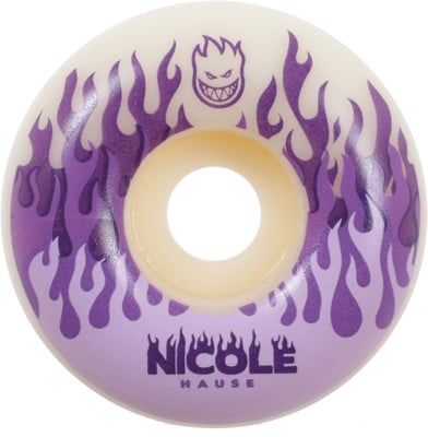 Spitfire Nicole Hause Pro Formula Four Radial Skateboard Wheels - kitted/natural (99d) - view large