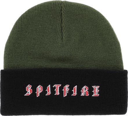 Spitfire Old E Beanie - dark green/black/red - view large