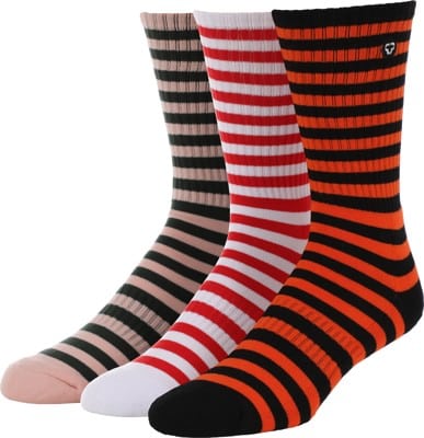 Tactics Icon Sock 3 Pack - stripes - view large