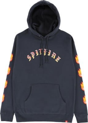 Spitfire Old E Bighead Fill Sleeve Hoodie - slate blue/gold-red - view large