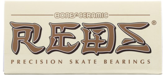 Bones Bearings Ceramic Super Reds Skateboard Bearings - white - view large