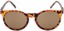 Dang Shades ATZ Polarized Sunglasses - frost tort/amber polarized lens - front