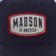 MADSON Gas Station Snapback Hat - navy - front detail