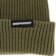 Independent Beacon Beanie - olive - front detail