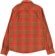 Brixton Bowery Flannel - barn red/bison - reverse