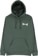 Independent Carved Span Hoodie - alpine green - front