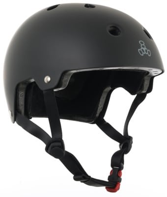 Triple Eight EPS Dual Certified Sweatsaver Skate Helmet - black matte - view large