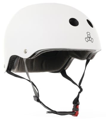 Triple Eight THE Certified Sweatsaver Skate Helmet - white matte - view large
