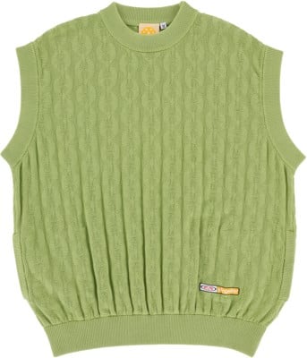 Stingwater Moses Chain Vest Sweater - lime - view large