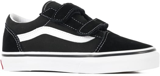 Vans Kids Old Skool V Shoes - black/true white - view large