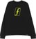 Forum F-Punched Crew Sweatshirt - black