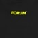 Forum F-Punched Crew Sweatshirt - black - reverse detail