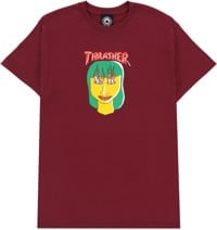 Thrasher Talk Shit By Gonz T-Shirt - maroon
