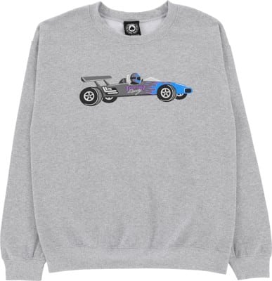 Thrasher Racecar Crew Sweatshirt - sport grey - view large
