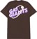 Gas Giants Giant Orbit T-Shirt - chocolate - reverse
