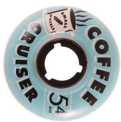 Sml. Coffee Cruiser Skateboard Wheels - azure skies (78a) - view large