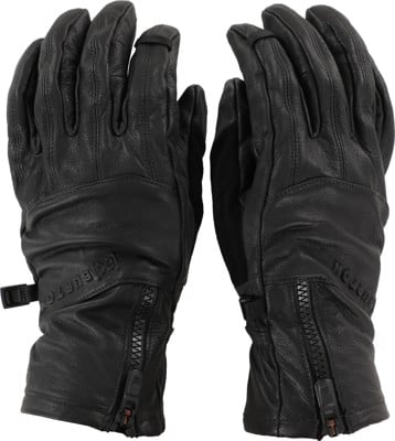 Burton AK Tech Leather Gloves - true black - view large