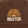 Brixton Sol Snapback Hat - brown sol wash - front detail