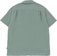 Brixton Bunker Linen Blend S/S Shirt - chinois green - reverse