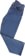 RVCA Americana Dayshift Jeans - blue collar - alternate fold