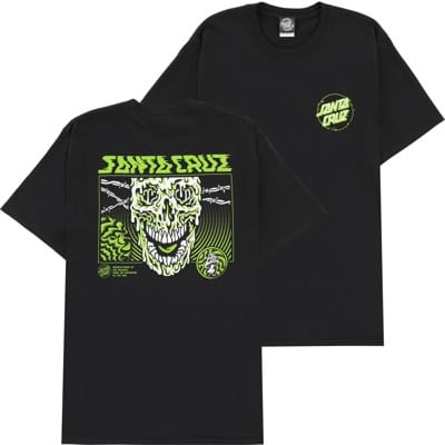 Santa Cruz Toxic Skull T-Shirt - black - view large