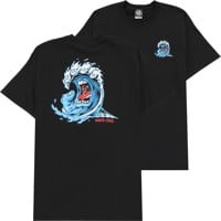 Santa Cruz Screaming Wave T-Shirt - black