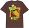Obey You Have To Have A Dream T-Shirt - pigment java brown - reverse