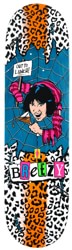 Girl Geering Out To Lunch 8.0 Skateboard Deck - blue