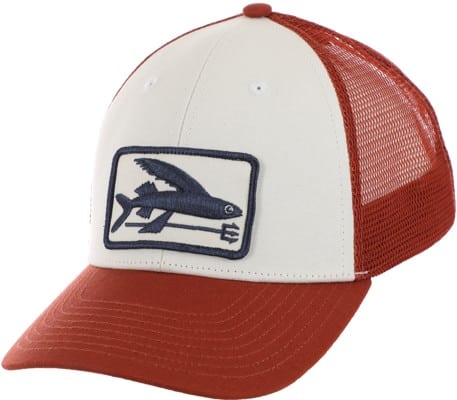 Patagonia Flying Fish Lopro Trucker Hat - flying fish fork: birch white - view large