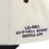 Lo-Res Ball Cap Snapback Hat - off white/black - detail