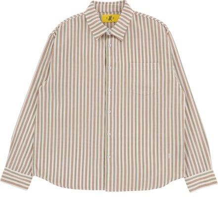 Former Reynolds Striped L/S Shirt - ochre - view large