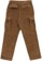 Vans Service Cargo Cord Loose Tapered Pants - coffee liqueur - reverse